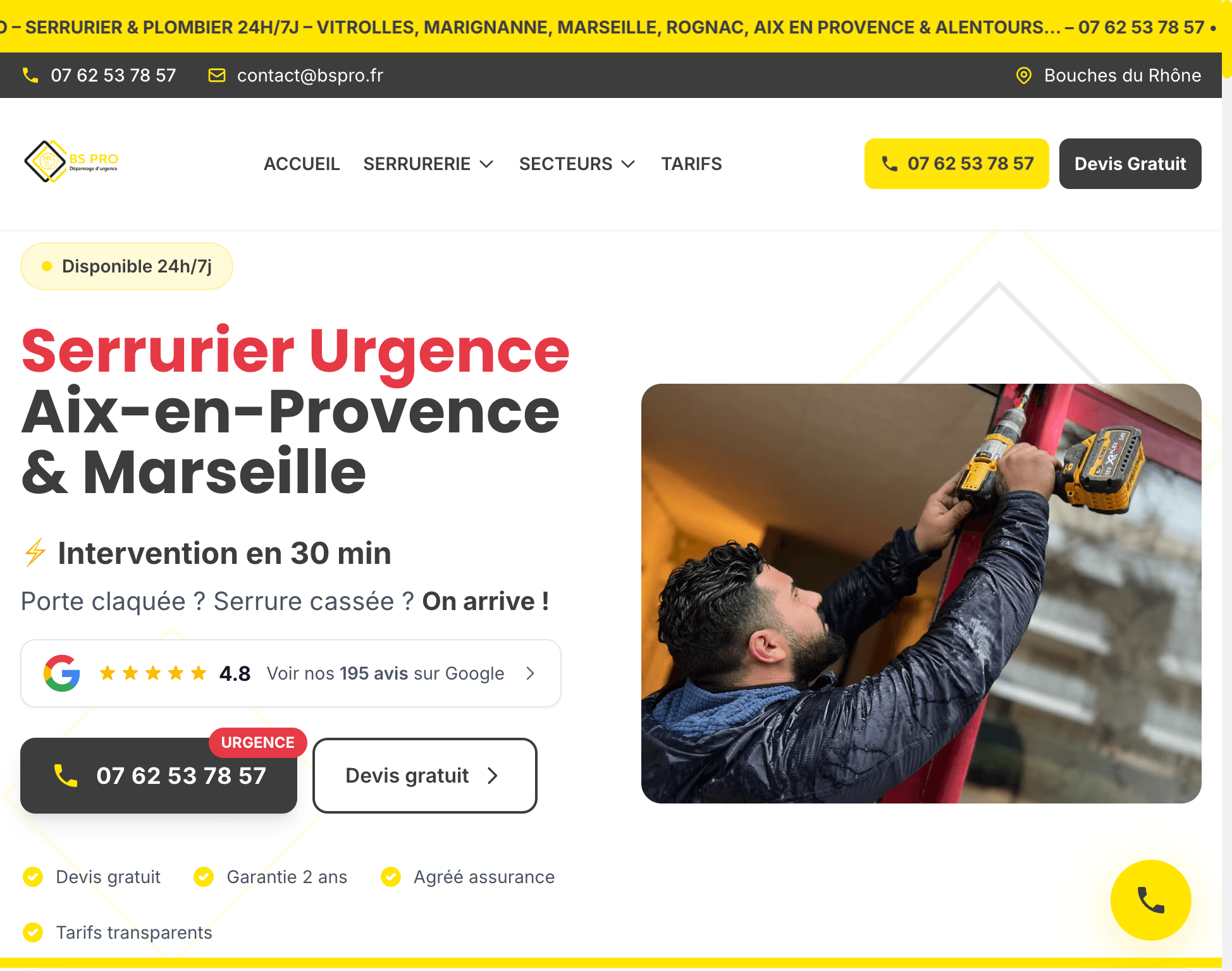 BS Pro Serrurier